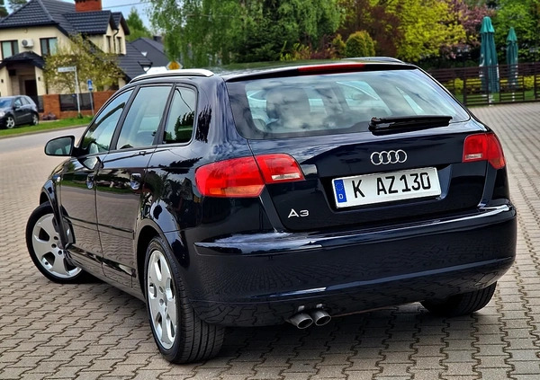 Audi A3 cena 22900 przebieg: 235000, rok produkcji 2008 z Brok małe 742